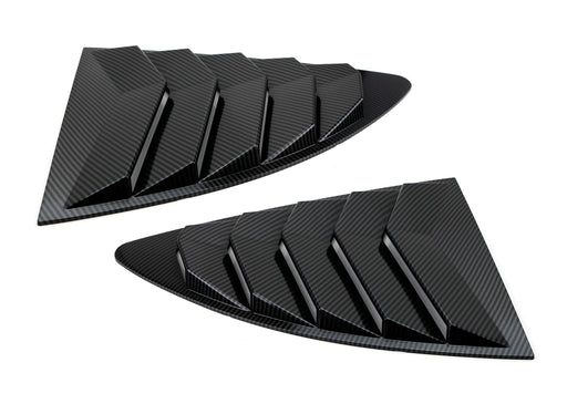 Carbon Fiber Rear Side Window Vent/Louvers For 2013-21 Scion FRS 86 Subaru BRZ