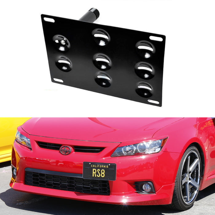 Bumper Tow Hook License Plate Mount Bracket Holder For Scion 11-13 tC, 08-15 xB