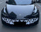 65-in White/Grey Mouth/Teeth Vinyl Decals For Tesla Model-3 Model-Y Front Bumper