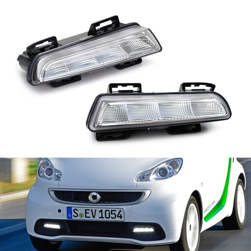 Left/Right OEM-Spec LED DRL Daytime Running Lamps Kit For 13-15 Smart Fortwo