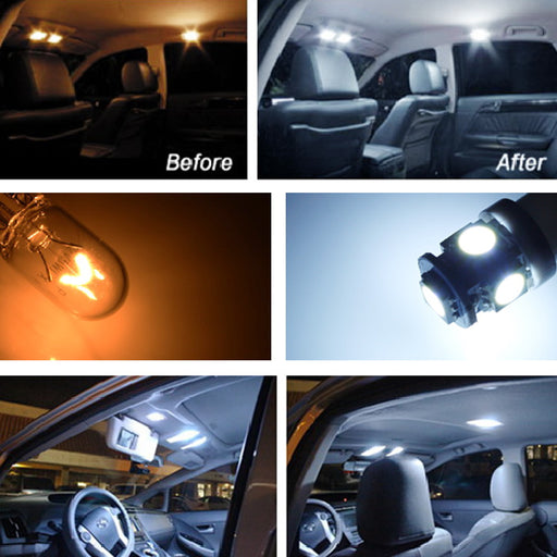 2-Light SMD Full LED Interior Lights Package Deal For 2012 and up Toyota Prius C