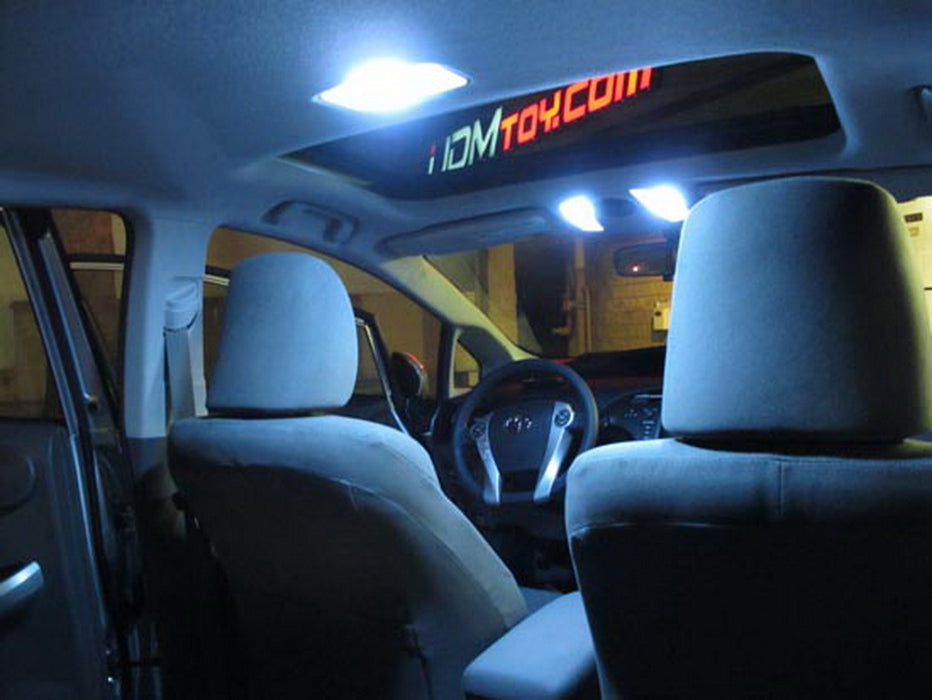 2-Light SMD Full LED Interior Lights Package Deal For 2012 and up Toyota Prius C