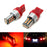 Strobe/Flashing Enabled Red 15-SMD 7443/T20 LED Bulbs For Brake/Tail Lights