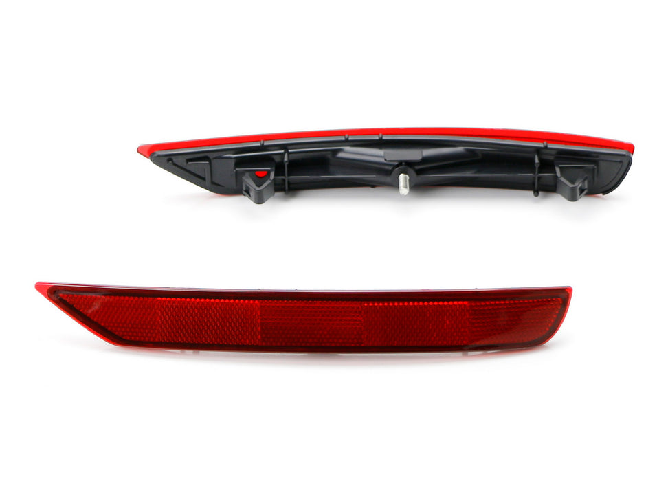 OE-Spec LH RH Red Lens Rear Bumper Reflector Lens Assy For 09-18 Subaru Forester