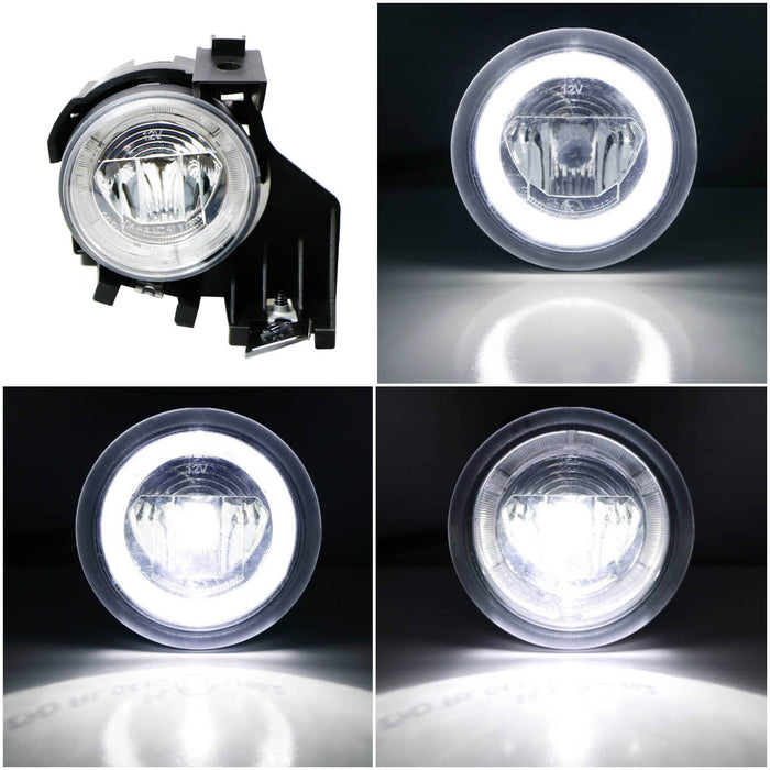 20W CREE LED Halo Ring Daytime Running/Fog Lights For 2008-11 Subaru Impreza WRX