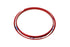 Red Aluminum AC Climate Control Outer Ring Covers For Subaru Impreza WRX/STi