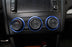 Blue Aluminum AC Climate Control Outer Ring Covers For Subaru Impreza WRX/STi