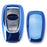 Chrome Blue TPU Key Fob Case For Subaru BRZ Legacy Outback XV Crosstrek WRX STi