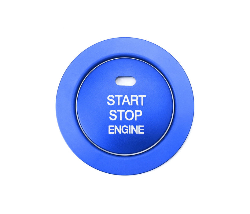 Blue Engine Push Start Button, Surrounding Ring For Subaru BRZ Crosstrek WRX STI