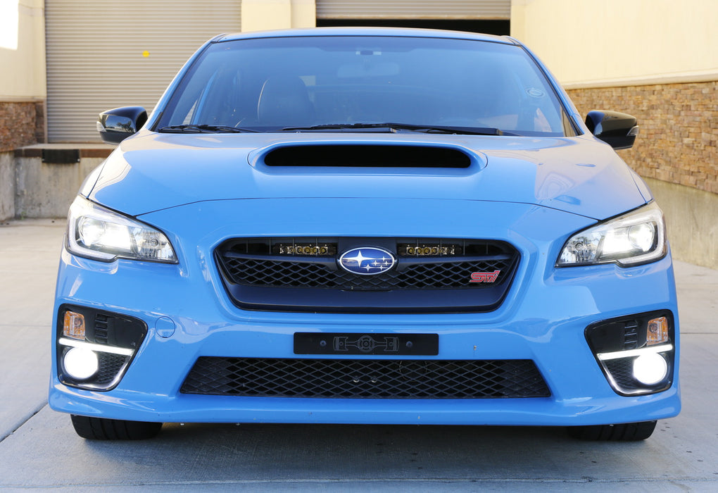 Dual 30W High Power LED Behind Grille Light Bar Kit For 2015-21 Subaru WRX/STI