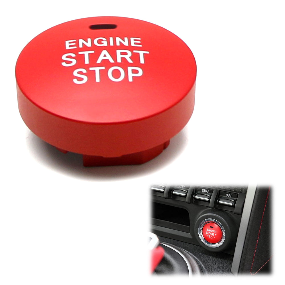 JDM Red Engine Push Start Button Replacement Cover For Subaru WRX/STI Forester..