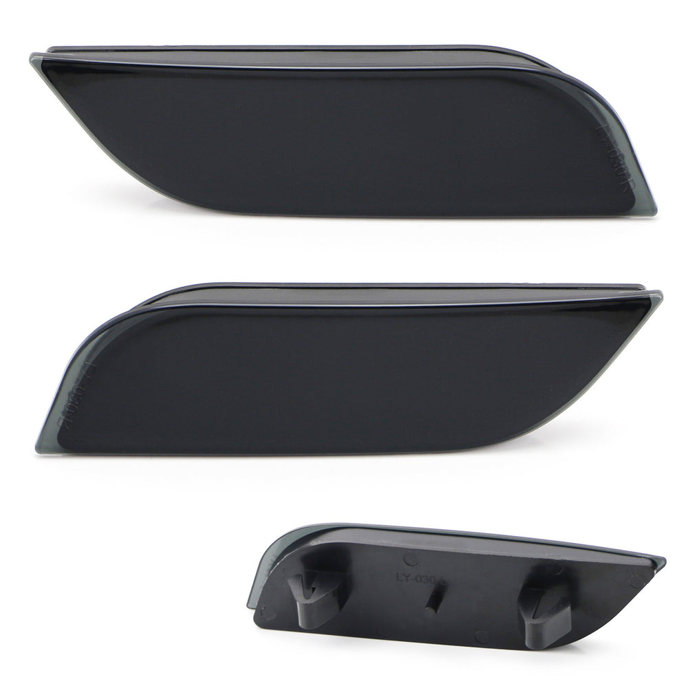 Black Out Smoke Rear Bumper Reflector For Subaru WRX Impreza Crosstrek XV Ascent