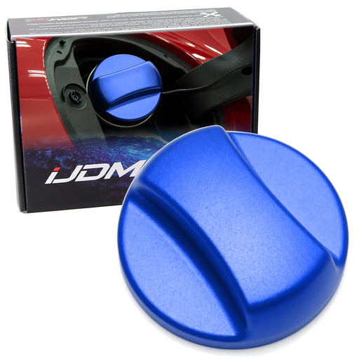 JDM Blue Aluminum Gas Cap Decoration Cover Trim For Toyota MKV Supra GR A90/A91