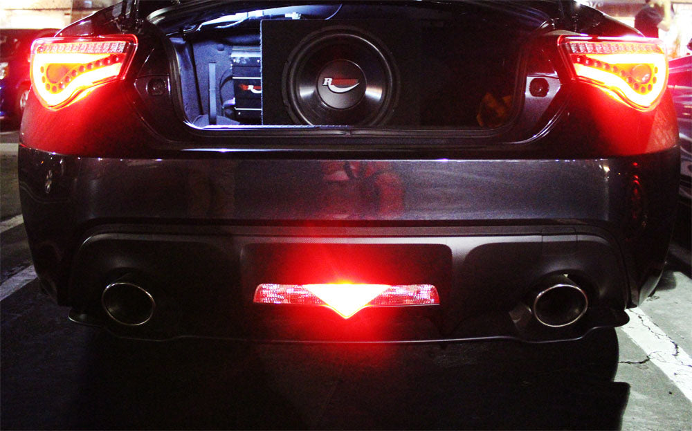 Strobe Flashing LED Rear Fog Brake Light Conversion Kit For FRS tC BRZ 370Z etc