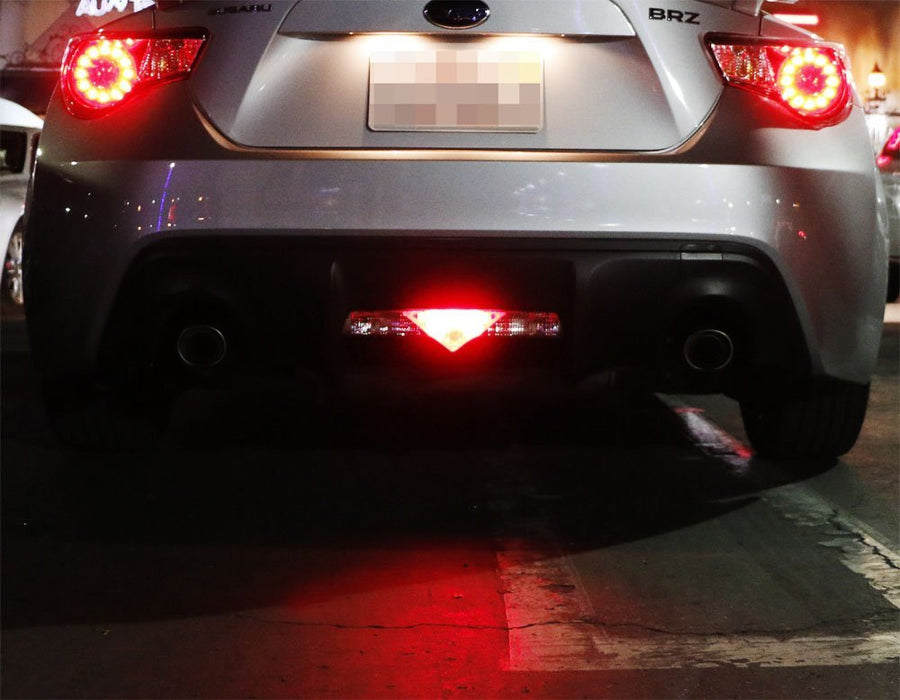 Strobe Flashing LED Rear Fog Brake Light Conversion Kit For FRS tC BRZ 370Z etc