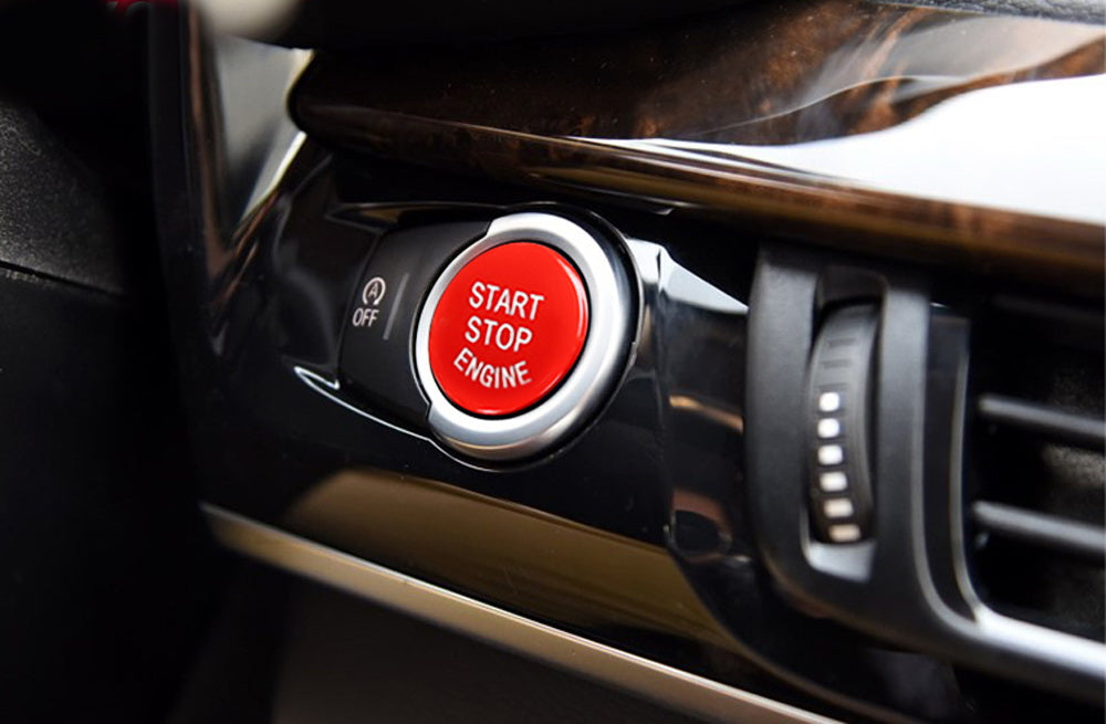 TRD-Style Racing Sports Red Engine Start/Stop Button For 2020+ Toyota Supra A90