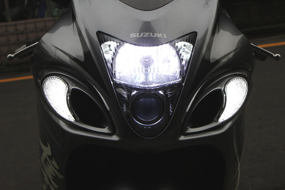 White/Amber Switchback LED Lighting Conversion Kit For Suzuki Hayabusa GSX1300R