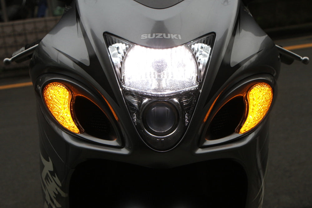 White/Amber Switchback LED Lighting Conversion Kit For Suzuki Hayabusa GSX1300R