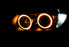 Amber/White Switchback LED Angel Eyes Halo Rings For 13-up Scion FR-S Subaru BRZ