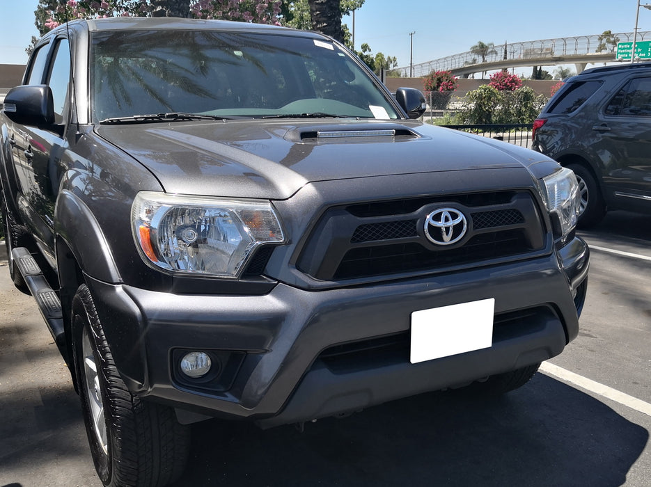 57-LED Rigid Slim Fit Hood Scoop Mount Lightbar For Toyota 12-15 Tacoma, 4Runner