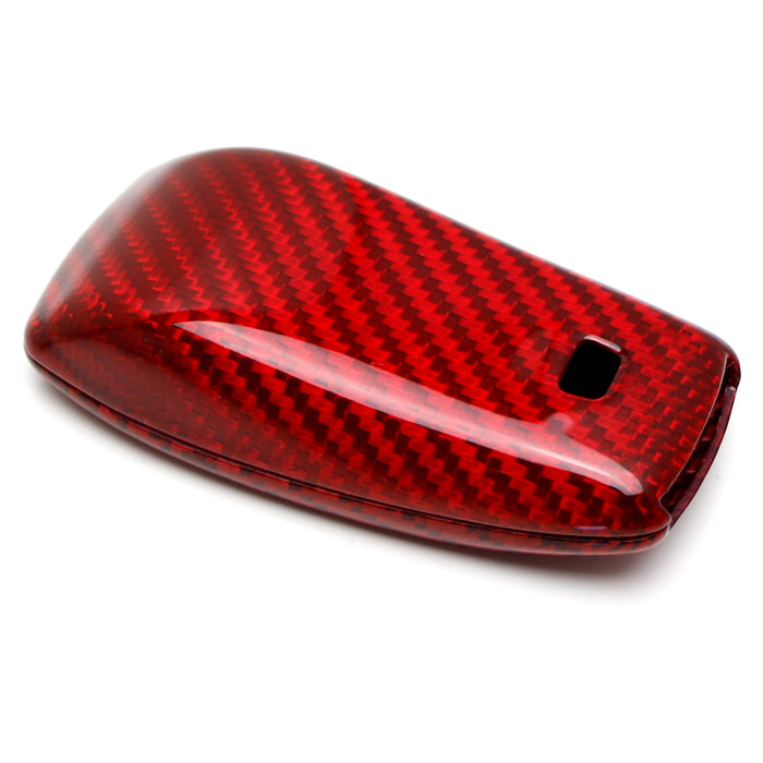 Real/Genuine Red Carbon Fiber Smart Key Fob Shell For Mercedes New A C E CLA CLS