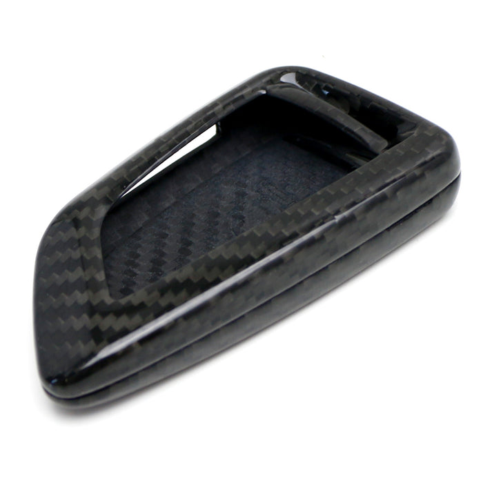 Real/Genuine Black Carbon Fiber Smart Key Fob Shell For BMW X1 X4 X5 X6 5 Series