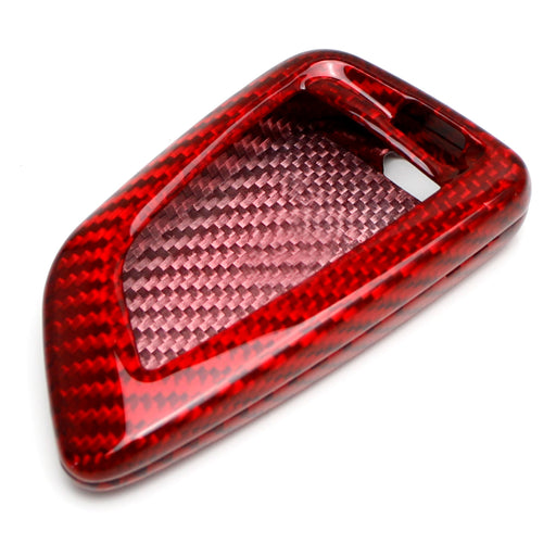 Real/Genuine Red Carbon Fiber Smart Key Fob Shell For BMW X1 X4 X5 X6, 5 Series