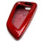 Real/Genuine Red Carbon Fiber Smart Key Fob Shell For BMW X1 X4 X5 X6, 5 Series