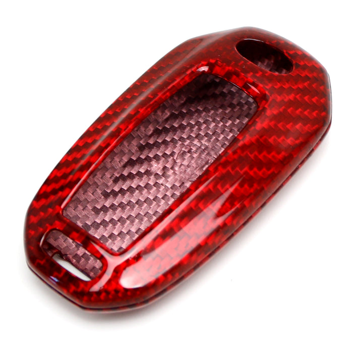 Real/Genuine Red Carbon Fiber Key Fob Shell For Infiniti 20-up Q50 Q60 QX50 QX55