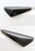 Matte Black Carbon Fiber Sidemarker Decoration Cover Trims For Tesla Model 3 S X