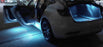 4x aqua IceBlue LED Interior Light Kit For Tesla S 3 X Side Door, Trunk Area etc