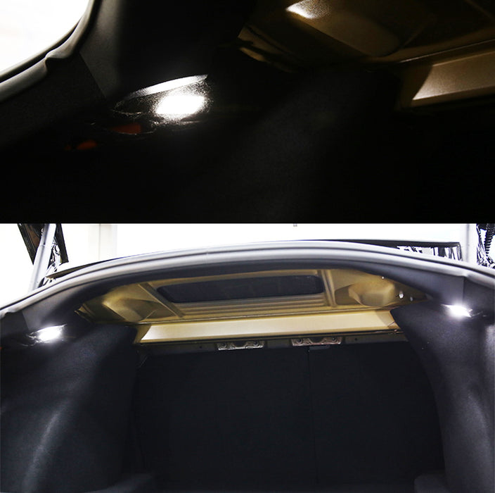 4x High Power LED Interior Light Kit For Tesla S 3 X Side Door, Trunk Area, etc