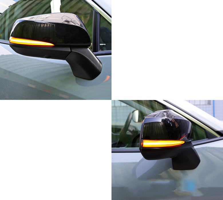 Side Mirror Sequential Blink Turn Signal Lights For 2013-18 RAV4, 14-22 4Runner