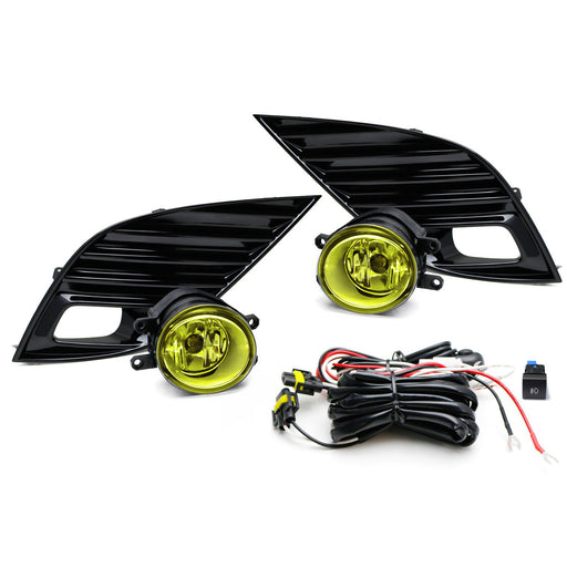 JDM Yellow Lens Fog Light Kit w/ 55W Halogen Bulbs For 18-20 Toyota Camry SE XSE