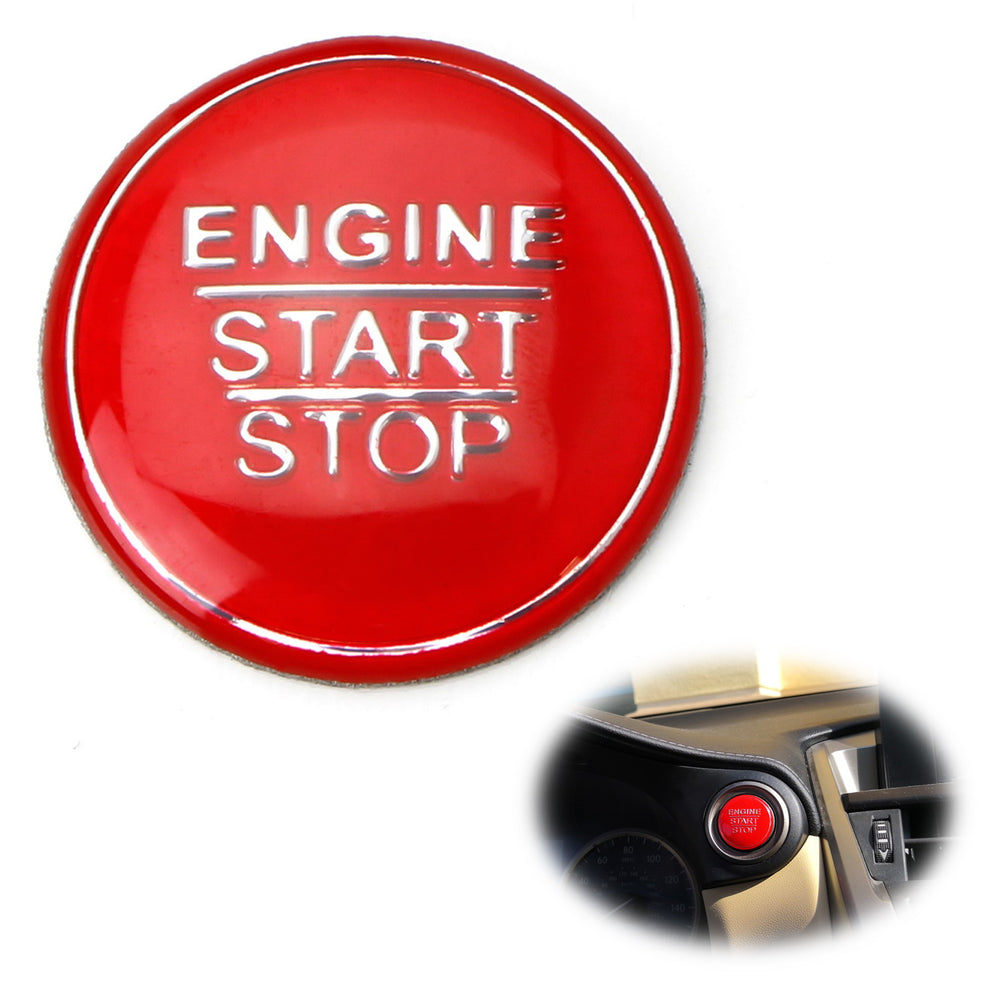 Red Keyless Engine Push Start Button Cover For 14+ Lexus IS GS ES RC, 16+ RX NX