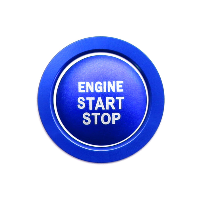 Blue Engine Start/Stop Push Start Cover&Ring For Toyota Camry Tacoma Prius RAV4