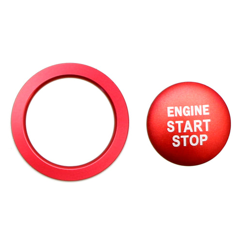 Red Engine Start/Stop Push Start Cover & Ring For Toyota Camry Tacoma Prius RAV4