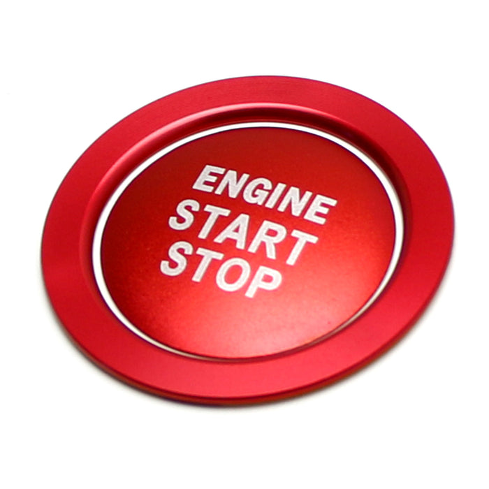 Red Engine Start/Stop Push Start Cover & Ring For Toyota Camry Tacoma Prius RAV4