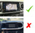 Red GPS Navigation Screen Volume, Tune Knob Ring Covers For 16-23 Toyota Tacoma