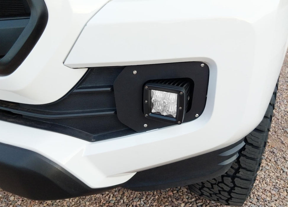 SAE Compliant LED Fog Light w/ Mounting Brackets & Wires For 16-23 Toyota Tacoma