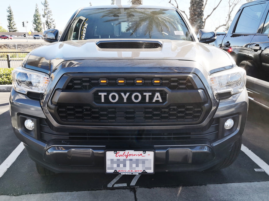 4pc Set Front Grille Lighting Kit For 2016-23 Toyota Tacoma w/TRD Pro Grill ONLY