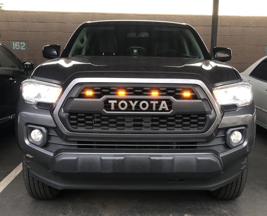 Smoked Lens Front Grille Lighting Kit For 2016-23 Toyota Tacoma w/TRD Pro Grill