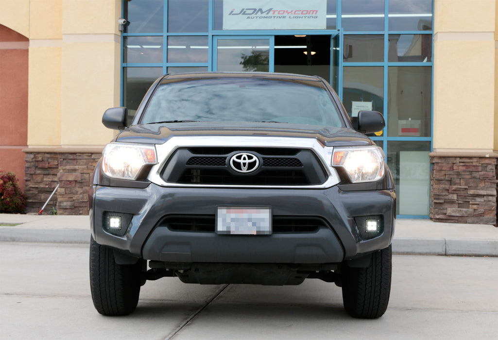 40W CREE Cubic LED Foglamps w/Mount Bracket, Bezel, Wirings For 2012-15 Tacoma