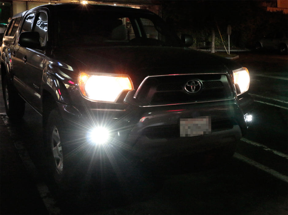 40W CREE Cubic LED Foglamps w/Mount Bracket, Bezel, Wirings For 2012-15 Tacoma