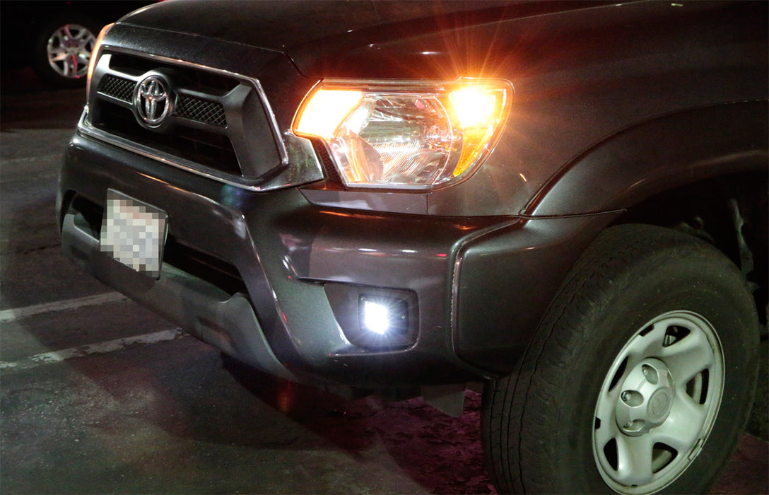 40W CREE Cubic LED Foglamps w/Mount Bracket, Bezel, Wirings For 2012-15 Tacoma