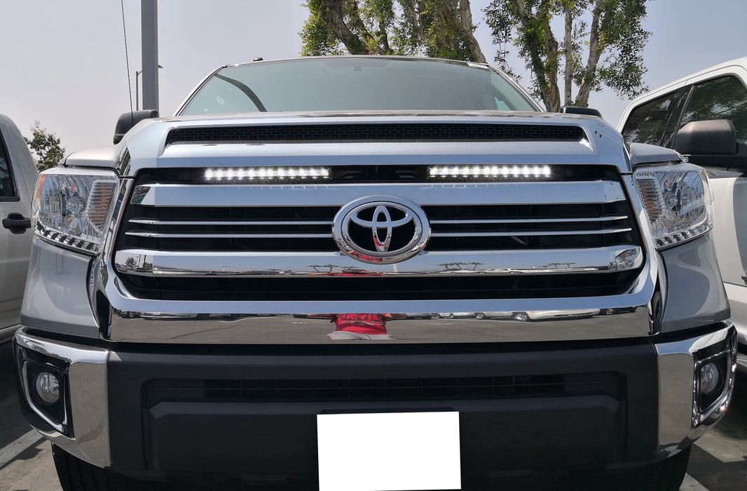 Below Hood Gap LED Light Bar w/ Mounting Brackets, Wire For 14-17 Toyota Tundra