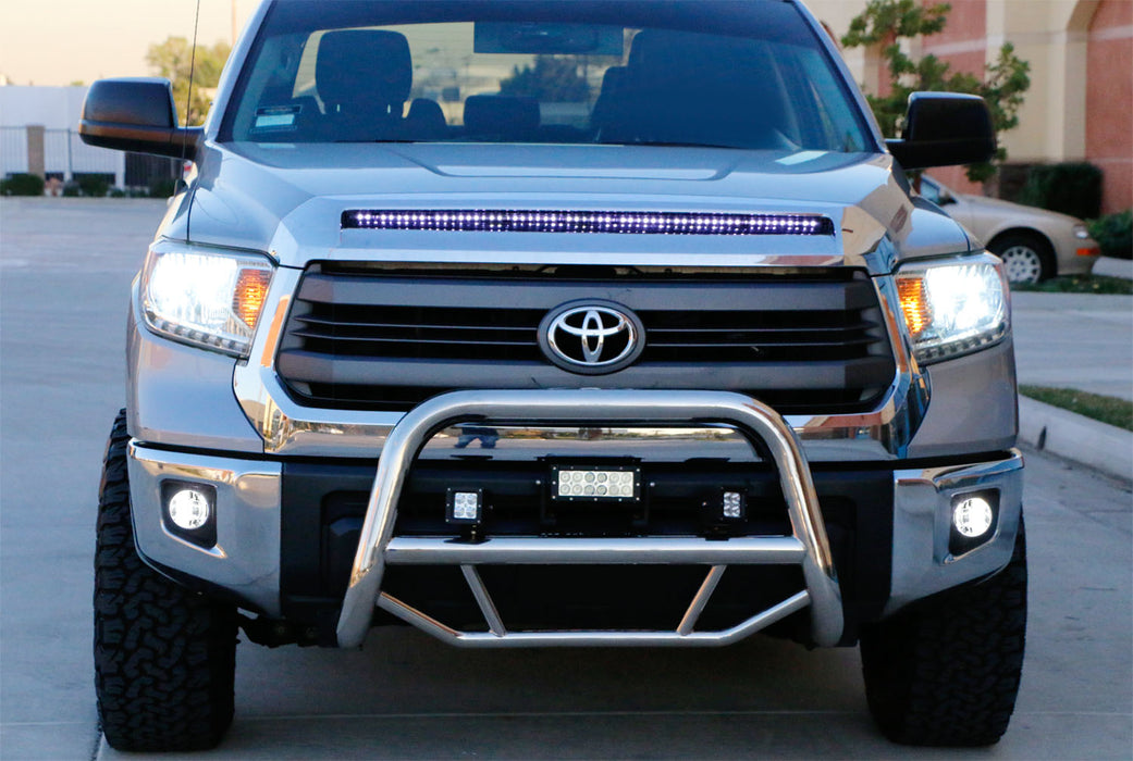 Complete 15W CREE LED Fog Lights w/Bezel Covers, Wiring For 14-21 Toyota Tundra