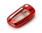 Chrome Red TPU Key Fob Case For Audi A3 S3 A4 S4 A6 Q5 Q7 TT Folding Blade Key