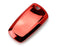 Chrome Red TPU Key Fob Case For BMW 1 2 3 4 5 6 7 Series X1 X3 X4 4-Button Key