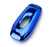 Chrome Blue TPU Key Fob Case For Ford or Lincoln 4/5-Button Intelligent Keyless